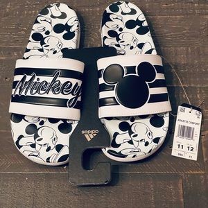 Disney + Adidas Mickey Mouse Slides